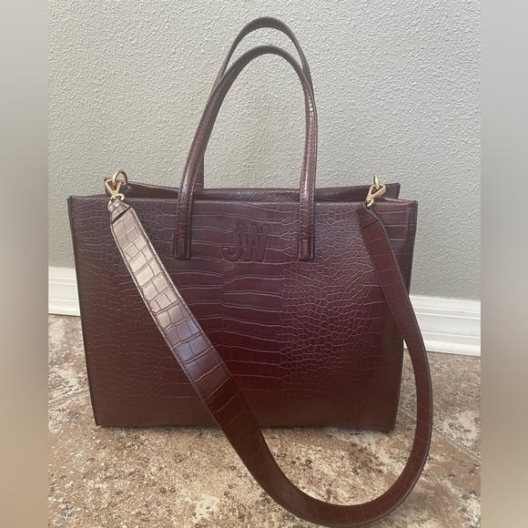 Jason Wu black cherry crock tote - Picture 6 of 9